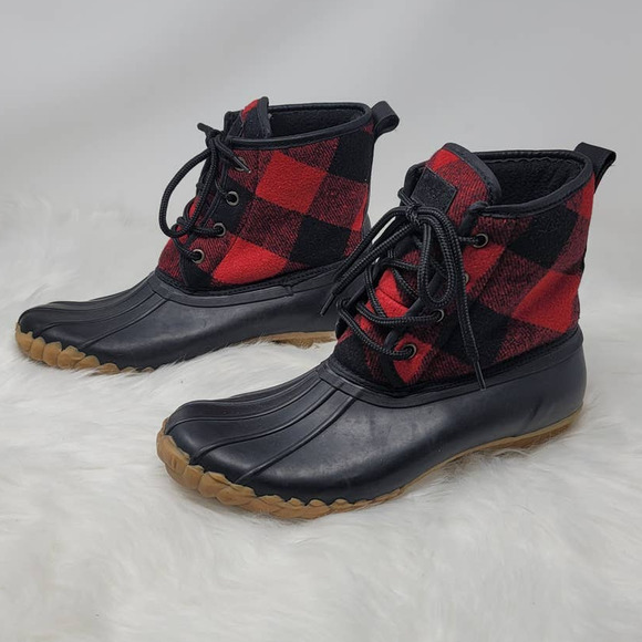 Chooka Eastlake Ankle Rain Duck Boots Size 8 - Picture 3 of 7